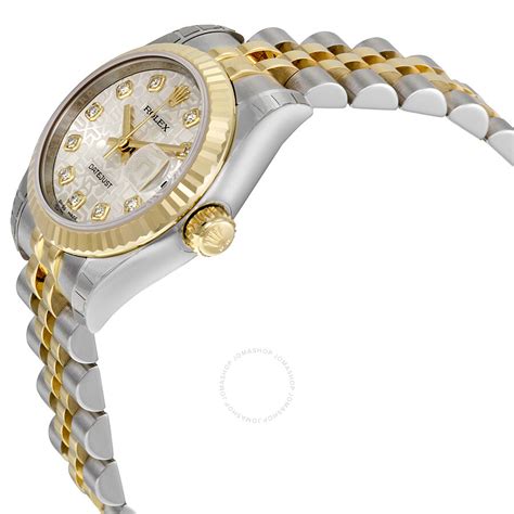 rolex original lady two tone jubilee bracelet 17mm